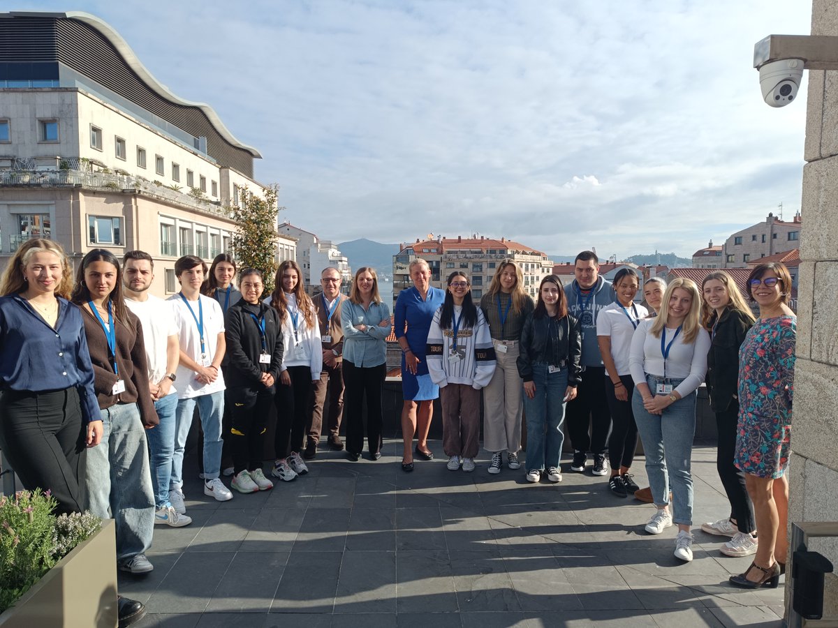 🎓 Welcoming another group of students from @uvigo to our premises! They came to find out more about our mission as an EU agency engaged in #FisheriesControl. Delighted to discuss how #WeAssist Member States & the exciting career paths within the 🇪🇺 for young graduates.