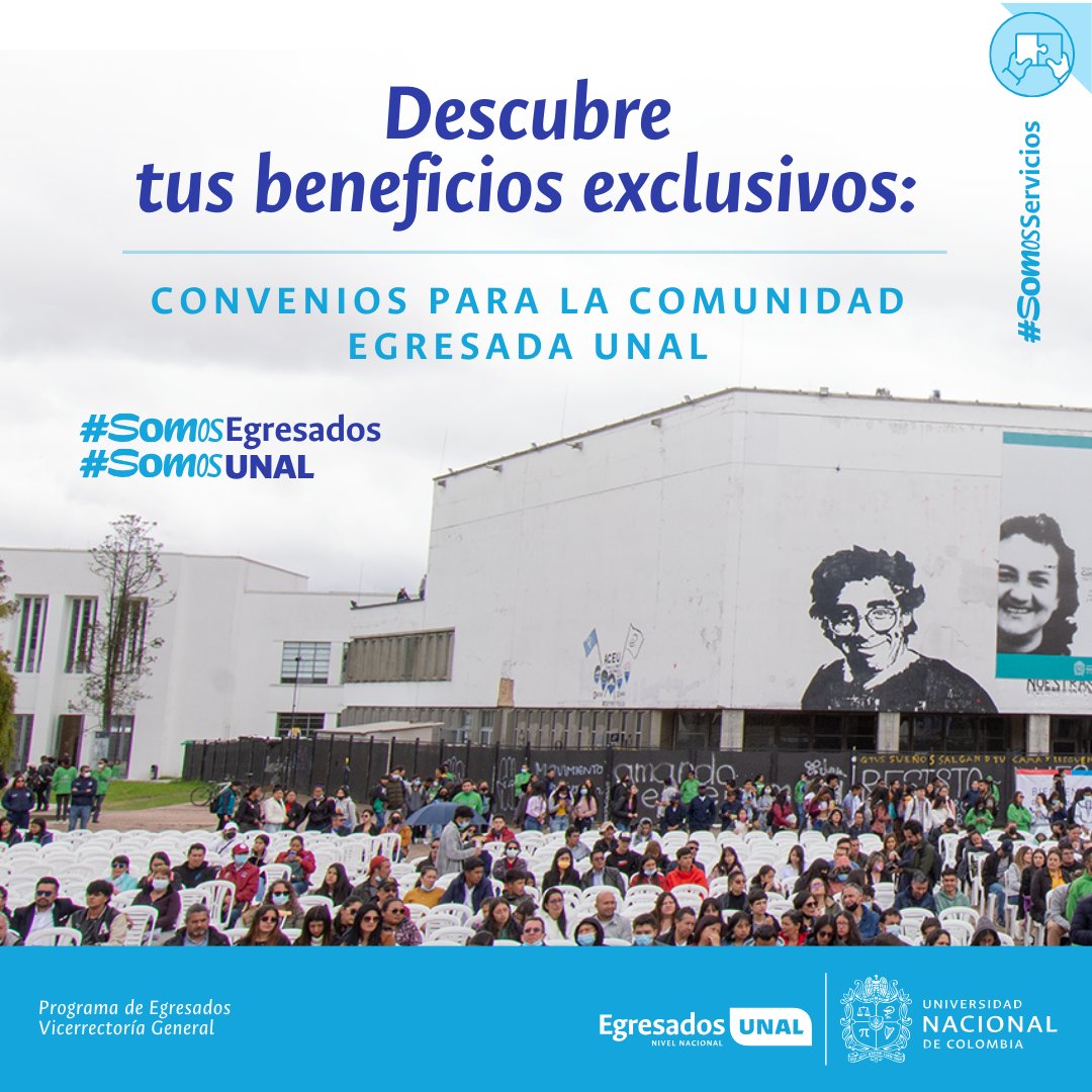 📢En nuestra misión de ofrecerte lo mejor, establecemos vínculos estratégicos con distintas entidades y empresas. Explora nuestras colaboraciones y acércate a tus beneficios exclusivos 👉 bit.ly/44c5hKz 

#SomosBeneficios #SomosEgresados #SomosUNAL