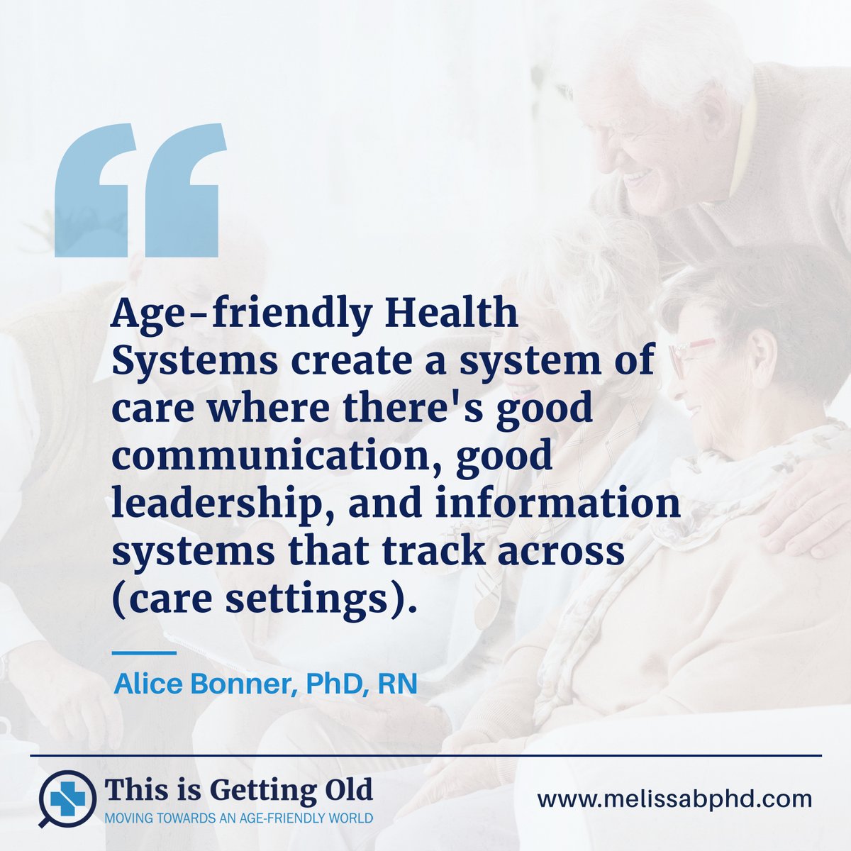 #TBT with @MelissaBPhD and #AliceBonner - 'When things are #agefriendly, they are friendly for everyone!' Learn about Age-Friendly Health Systems and why they are important. Watch it here: 
youtu.be/uNRy31Ahz8o
#nursinghomes #healthcare #healthsystems @johnahartford @theIHI