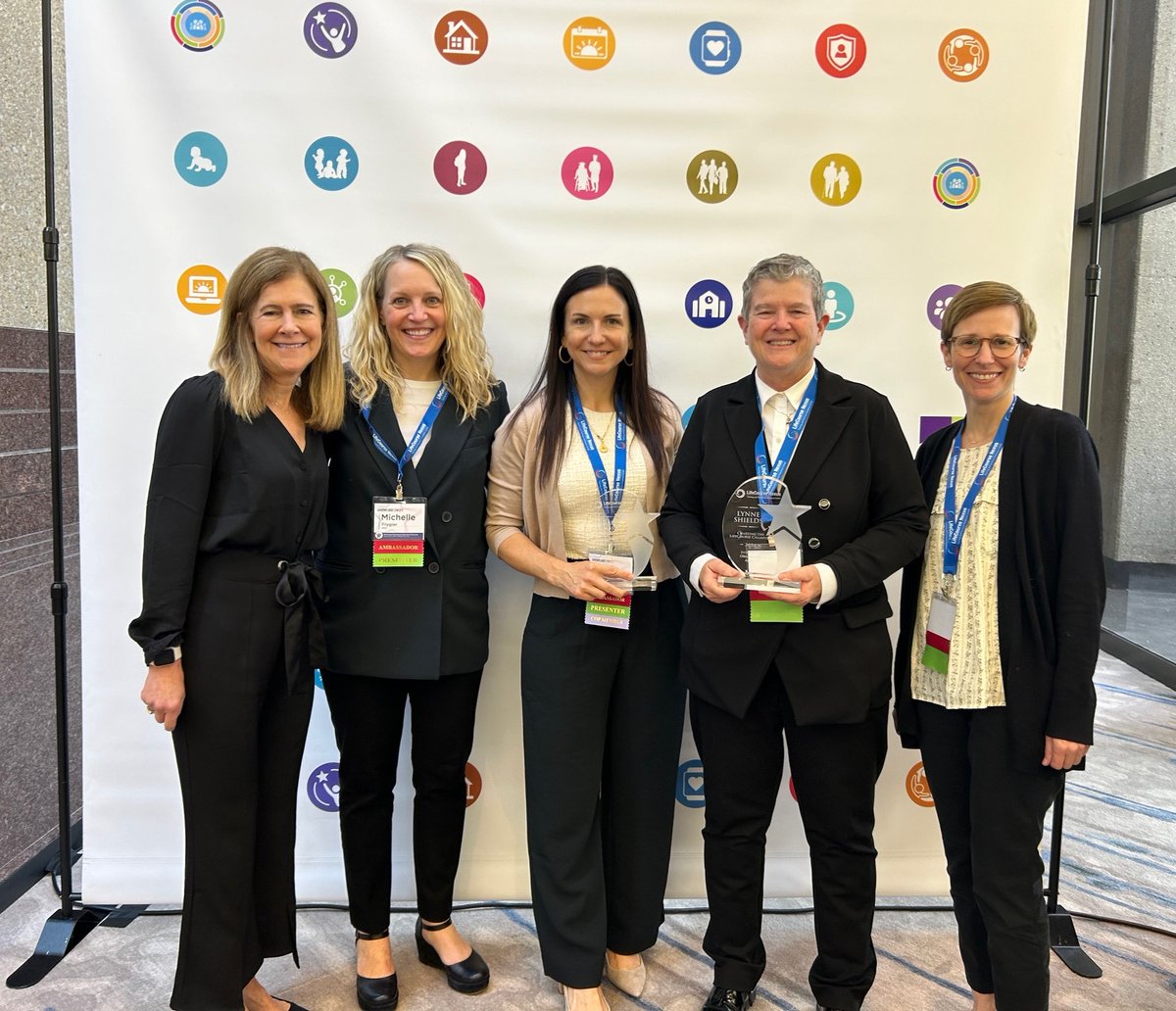 SSTRegion4's tweet photo. We would like to congratulate Lynne Shields for receiving an Innovations in Organizational Alignment award at the 8th annual Charting the LifeCourse Showcase. Keep up the amazing work, Lynne! We can't wait to see what you do next!
@WestGSchools #CtLC https://t.co/qxLKGD6Sed
