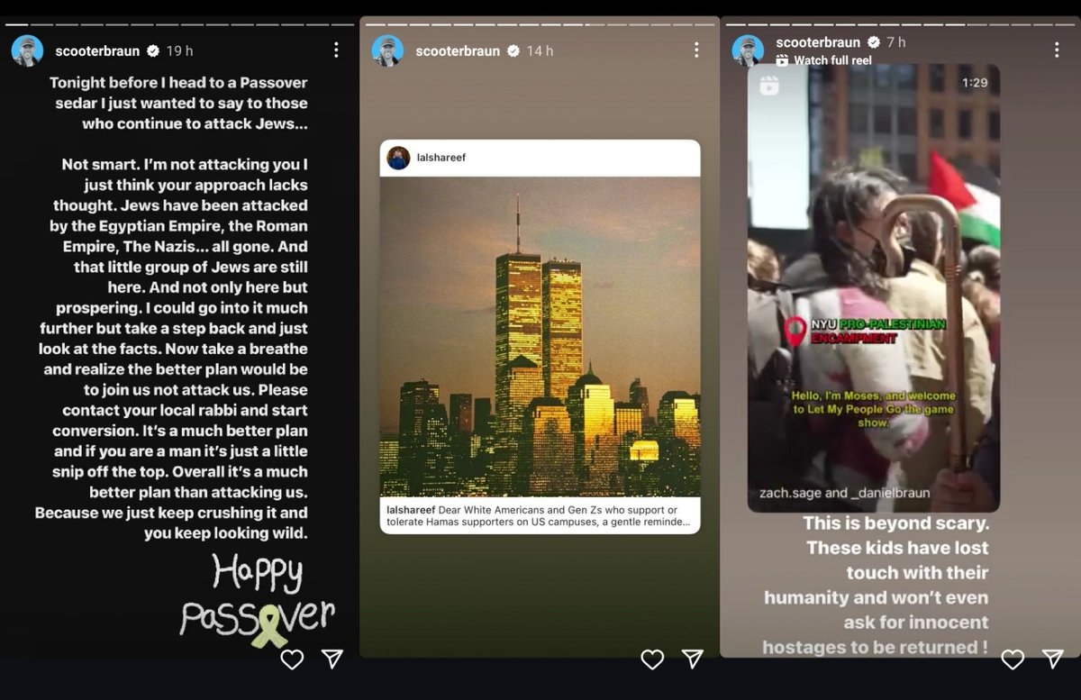 Lilyurscealai's tweet photo. Scooter Braun should be ashamed of himself, not only for his past toxic behaviour in the music industry but for choosing to side with Israel while the Jewish community actually works hard in anti-war protests
RESIGN FROM HYBE AMERICA IMMEDIATELY
#BOYCOTTSCOOTERBRAUN #SCOOTEROUT https://t.co/uS7KB7U4Ds