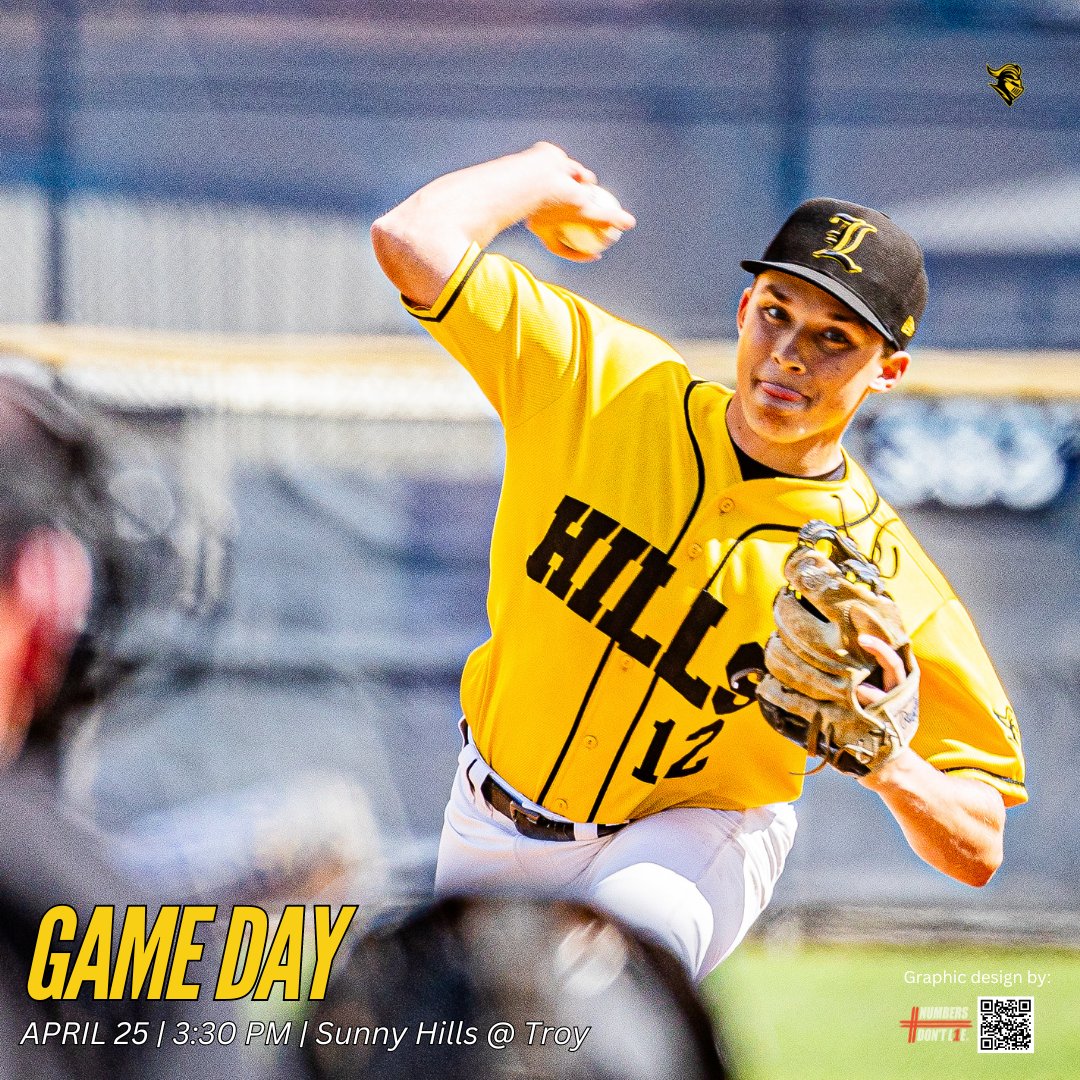 Game Day - final Freeway League game. April 25 | 3:00pm | Sunny Hills @ Troy