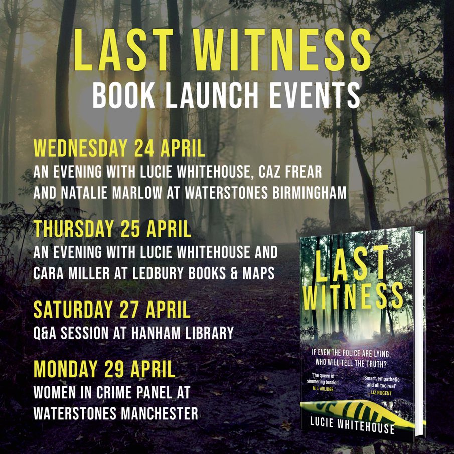 Happy publication day to the wonderful @LWhitehouse5 #LastWitness is a book that lingers: haunting, intricate, and shot through with humanity.