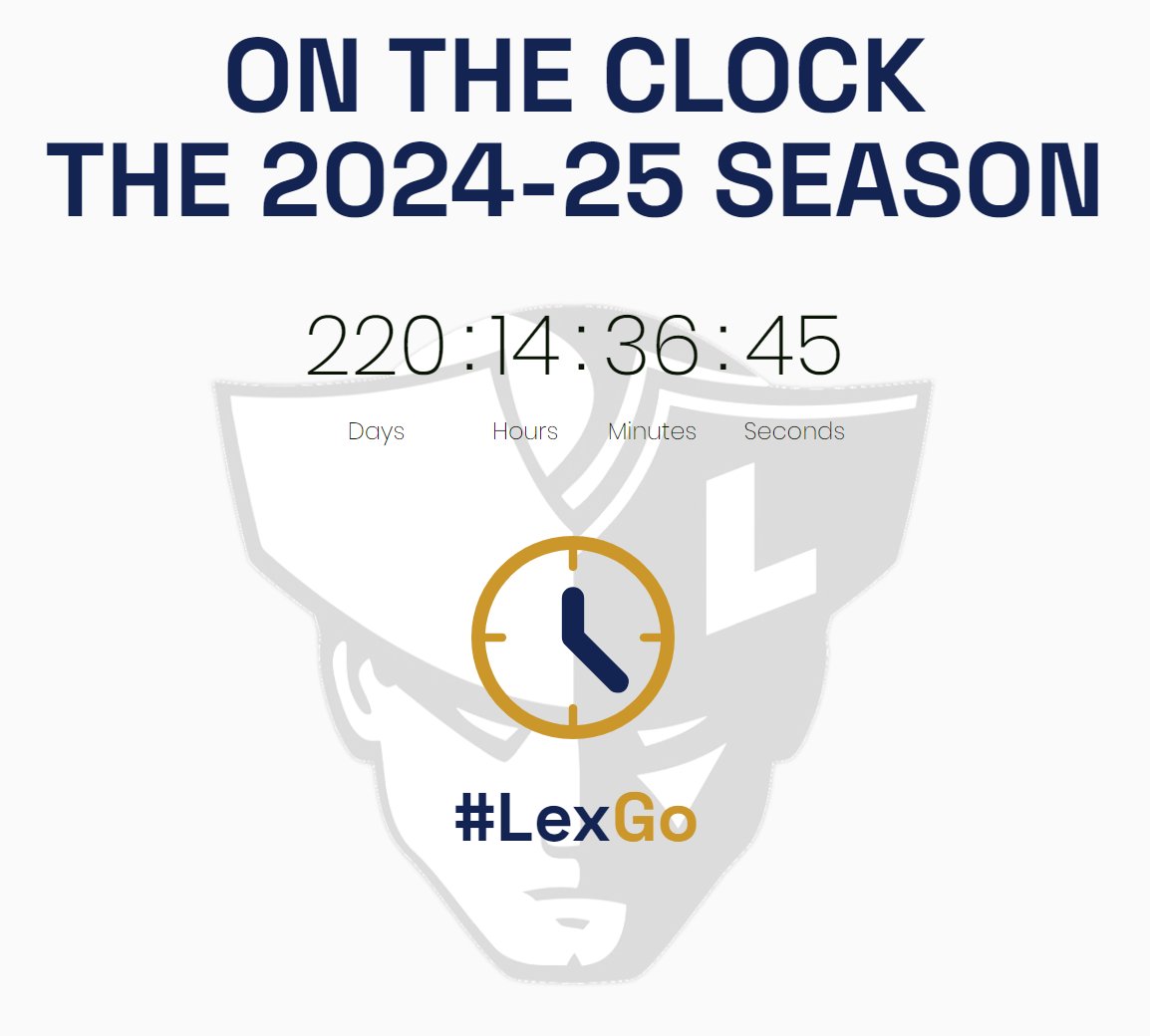 Only 220 more days until high school hockey season!!! #LexGo !!!!!