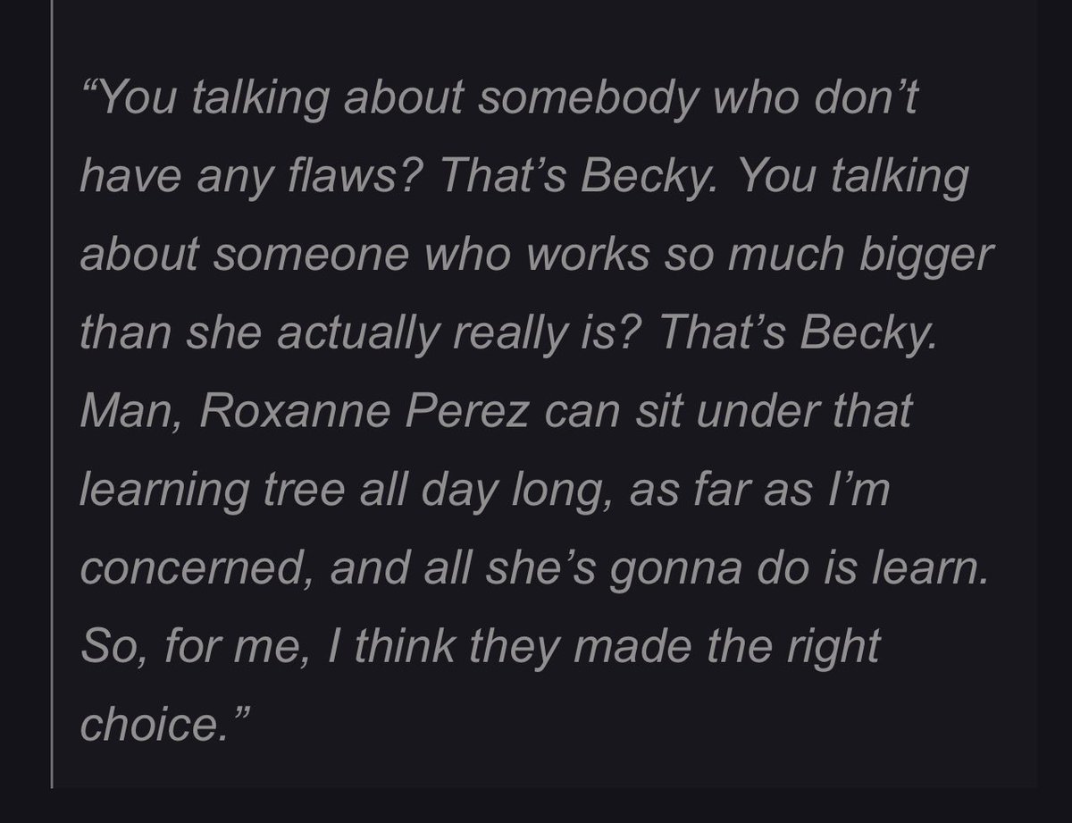 Booker T says WWE made the right call putting the title on Becky Lynch as WWE know they can trust her, and there’s no better general, male or female, than Becky. He also says he didn’t realise how great Becky was until he saw her working up close in NXT last year.