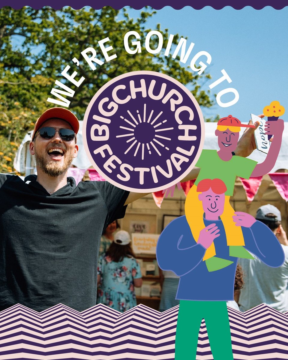 We're heading to @BigChurchFest next month to share our story and meet brilliant people. Let us know if you're going to be there, and any top tips to make the most of the weekend!

#festival #church #bigchurchfestival