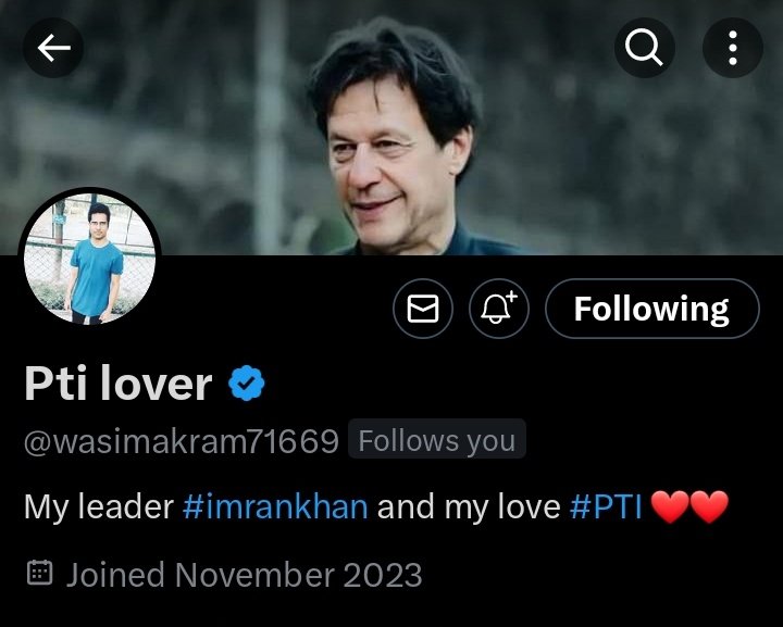 💥اسپیشل پروموشن نمبر 7
💥 اس اکاؤنٹ کو فالو کریں ۔
💥اگلی اسپیشل پروموشن میں شامل ہونے کے لیے اس ٹویٹ کو لائیک اور ری ٹویٹ کریں۔
💥 ساتھ ساتھ کمنٹس میں ڈن لکھیں۔ 

@wasimakram71669