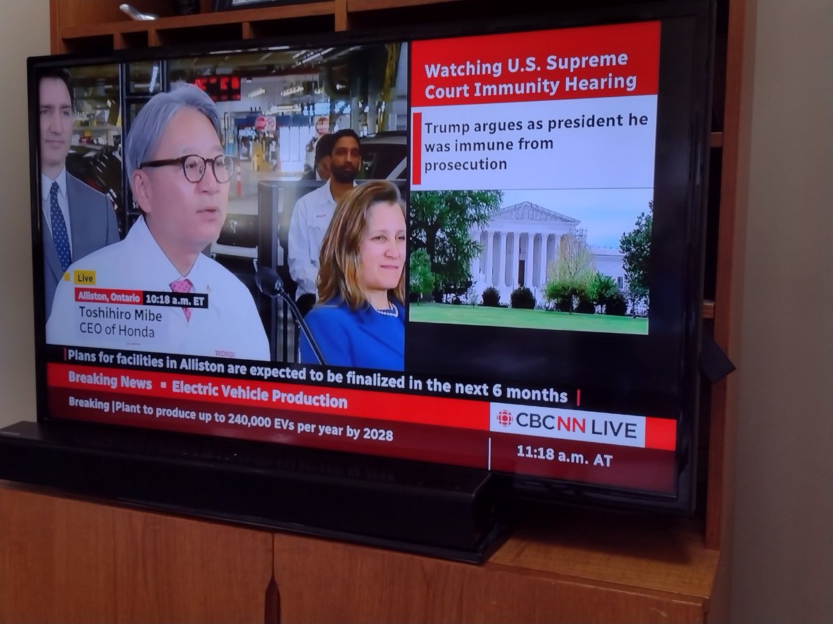 ChrisW_293's tweet photo. @CBC SHAME on you for overlaying more Trump sh!t on a great CANADIAN story. What's actually WRONG with you?? https://t.co/EYbDR8suyf