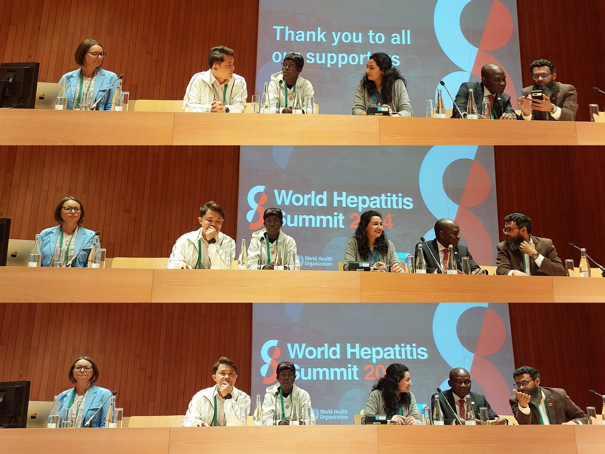 09 April 2024 Pre-presentation chit chat at the #WorldHepatitisSummit 2024, Lisbon, Portugal 🇵🇹