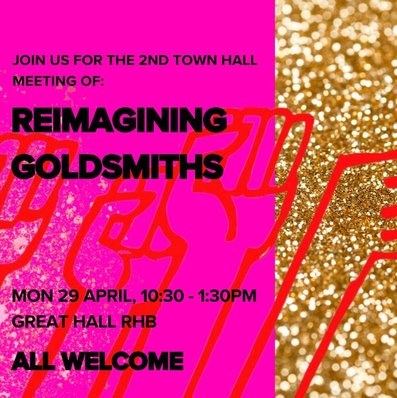 Guess who wants to help us reimagine Goldsmiths? Dr Ghassan Abu Sittah! Join us and hear from the new Rector of Glasgow University about how a university CAN be!