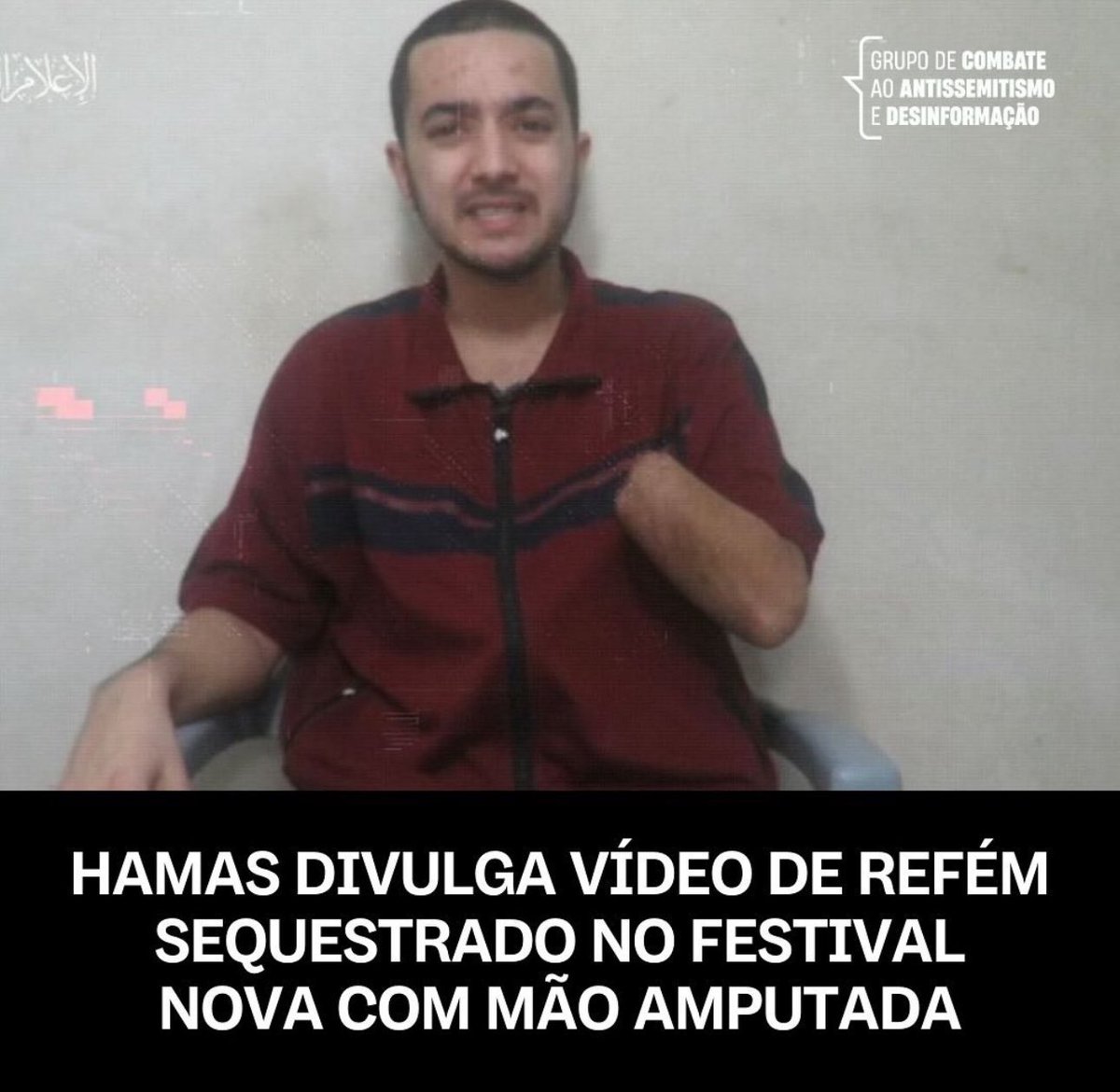 Aqui se trata de resistência do amor, para a cambada woke progressista. Terroristas do Hamas assassinaram, decapitaram, estupraram mulheres seguidamente, assaram crianças no dia 7 de outubro e levaram centenas de reféns, boa parte dos quais ainda está presa. Esse rapaz, cuja…