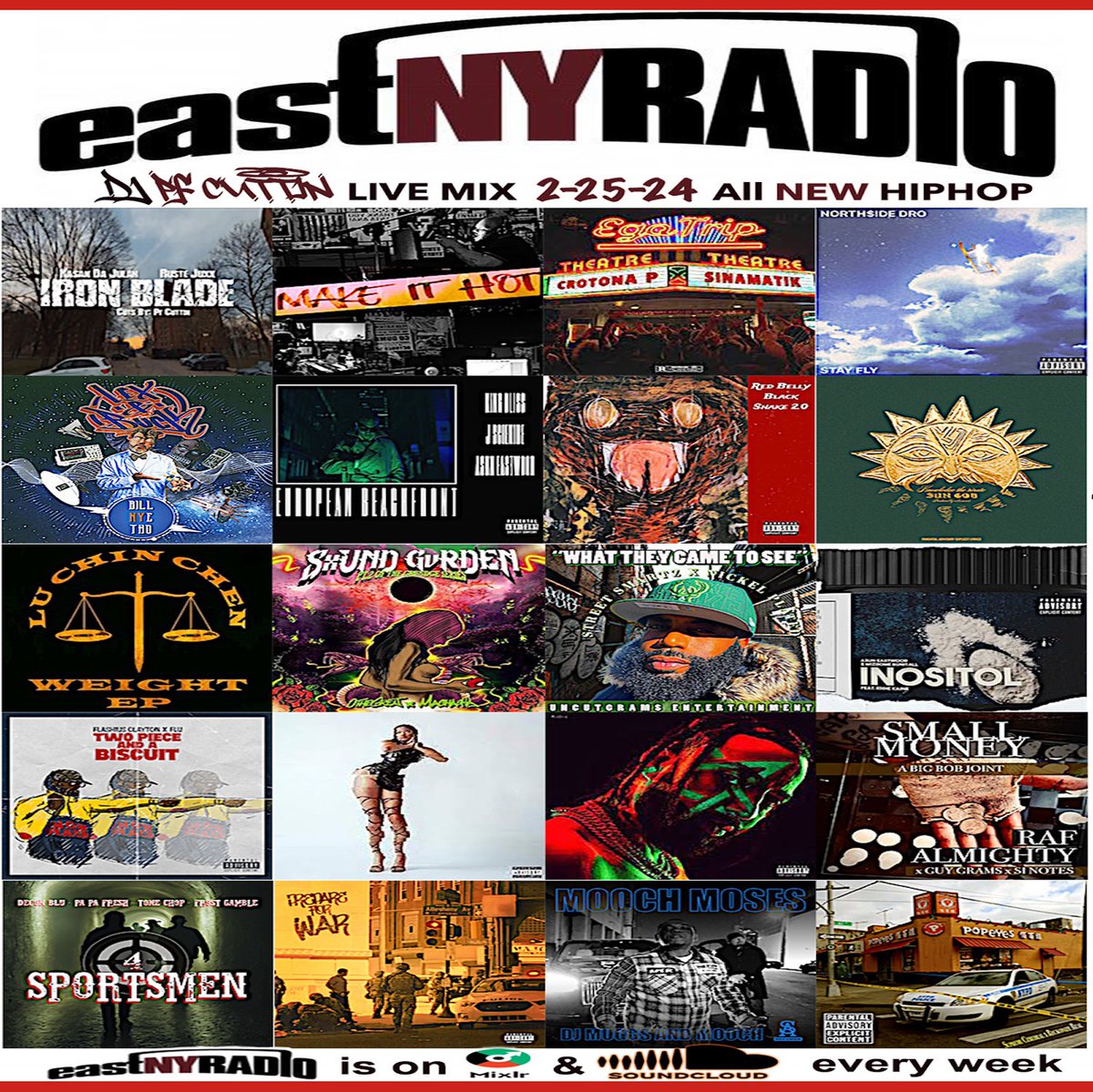 ENYR 2-25-24 mix (@PFCUTTIN): pfcuttin.bandcamp.com/album/eastnyra…