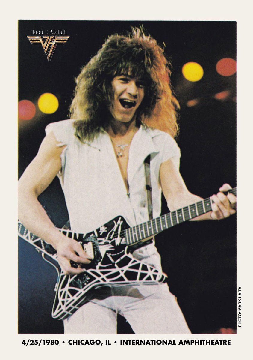 4/25/1980 – @VanHalen in Chicago on the Women and Children First / 1980 Invasion Tour.