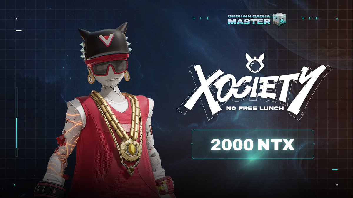 🔥 We've got a new explorer joining the Gacha Master adventure: @xocietyofficial! Complete XOCIETY mission and spin for a chance to win 2,000 NTX 🎁 👉 space3.gg/missions/live-… (1/4)