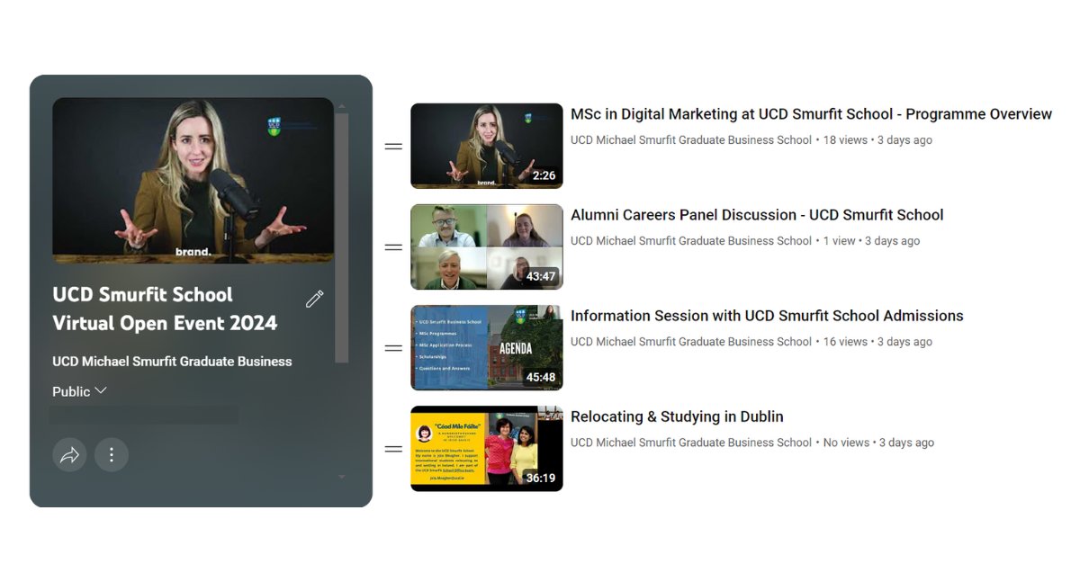 Did you miss our recent Virtual Open Evening? Don't worry - you can catch up on over 20 presentation recordings on our YouTube channel. Watch on demand here: eu1.hubs.ly/H08QrGy0