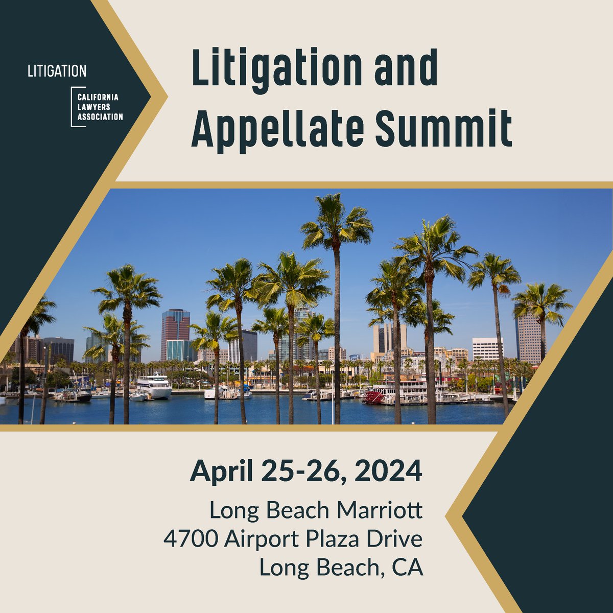 CLA Litigation and Appellate Summit 2024 starts today! 
A don’t miss opportunity to hear Chief Justice Patricia Guerrero & attend sessions on today's critical legal issues in Long Beach. #ParkerShaffieLLP #TheFirmOtherFirmsCall #LegalEthics #AI #CALawyers #CLA #ProudSponsors