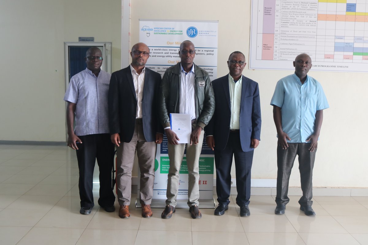 African Center of Excellence in Energy (@ace_esd) on Twitter photo This week was very fruitful. Six PhD candidates successfully defended their theses. The sixth to make us proud is Mr. Noa Serem. He Analysed the power quality of grids integrated with power from multiple renewable energy sources. Congratulations to all of them! <a href="/Ace2Africa/">Africa Centers of Excellence</a> This week was very fruitful. Six PhD candidates successfully defended their theses. The sixth to make us proud is Mr. Noa Serem. He Analysed the power quality of grids integrated with power from multiple renewable energy sources. Congratulations to all of them! <a href="/Ace2Africa/">Africa Centers of Excellence</a>