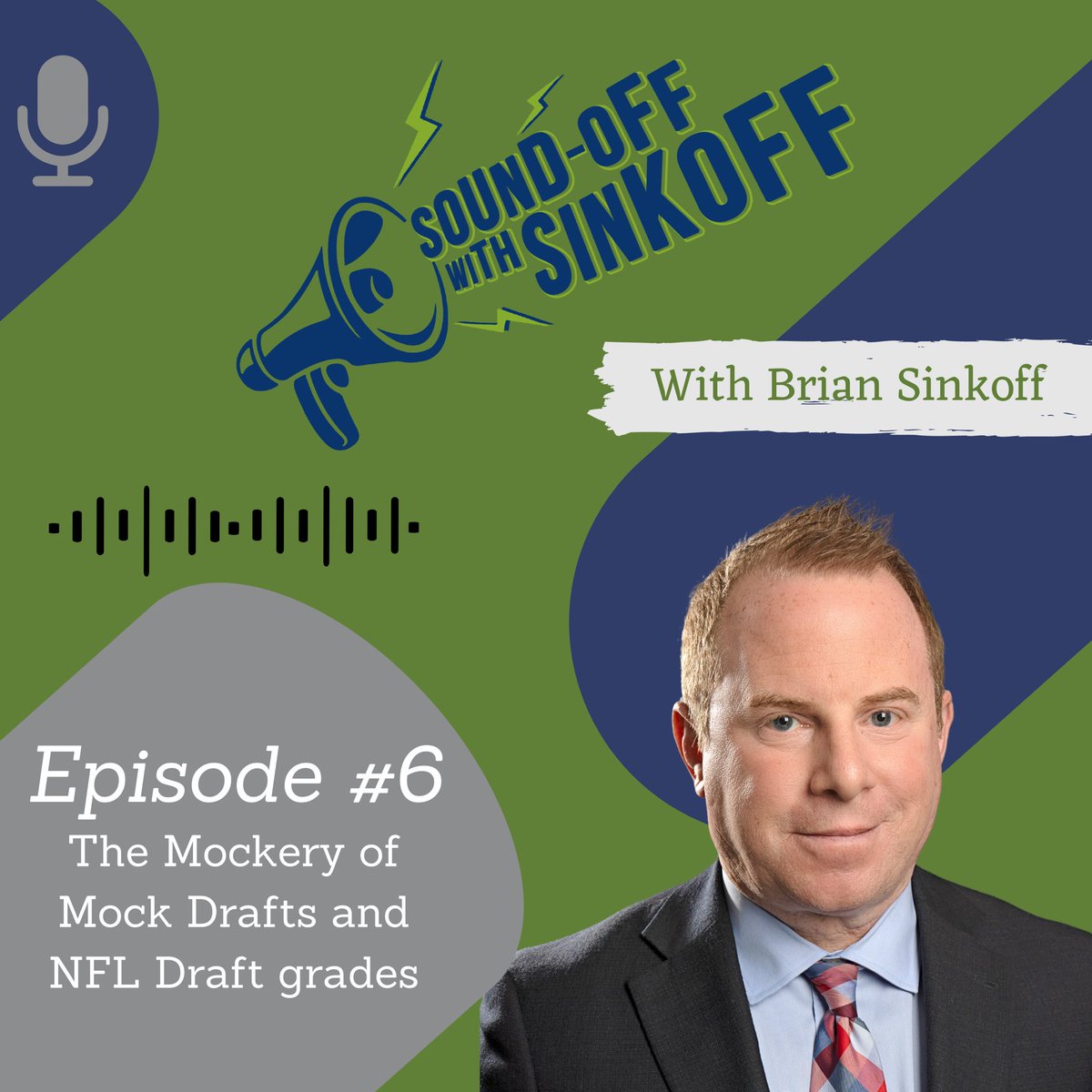 So the #NFLDraft is tonight! I hate to be the one to pee in your morning Wheaties but mock drafts & draft grades are a complete waste of your time. Listen to me 'Sound-off' about the complete hype train that is the NFL Draft. open.spotify.com/episode/2wXSLo… #soundoffwithsinkoff