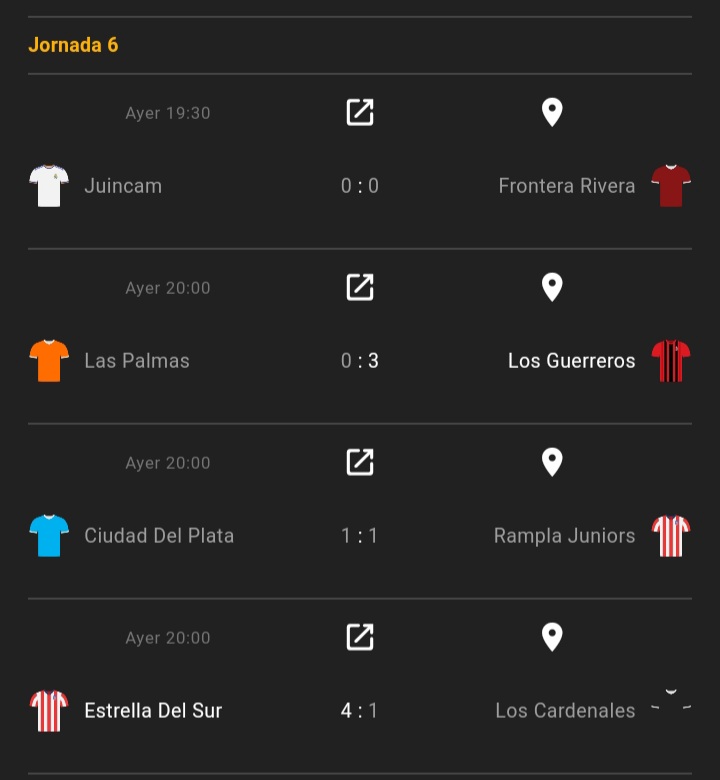 #LigaMayor #LigaMaragataFemenina #DivisiónD 

Ayer se jugó la #Fecha6 y estos fueron los resultados registrados en el día de ayer en una nueva fecha. 

#FútbolFemenino #FútbolPasiónFemenina