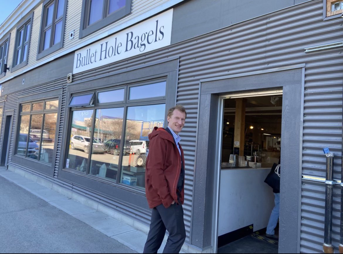 It's not a trip to Whitehorse without dropping by Bullet Hole Bagels for a quick bite! You can never go wrong with fresh, hand made bagels, made from scratch 🥯