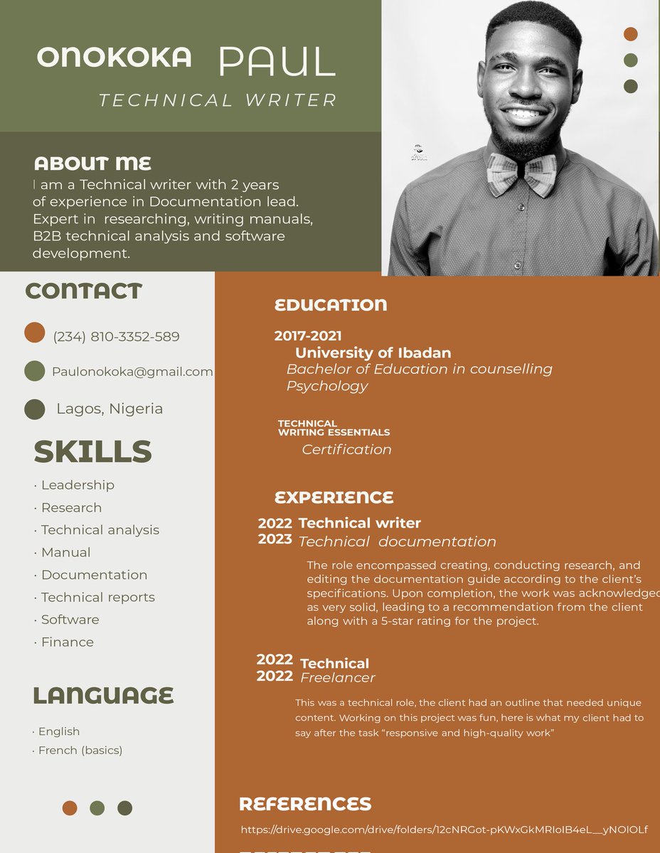 I am a dedicated technical writer with two years of industry experience, continuously learning and striving for personal and professional growth. Pursuing my lifelong dream of working as a technical writer, I have gained hands-on experience in this field.