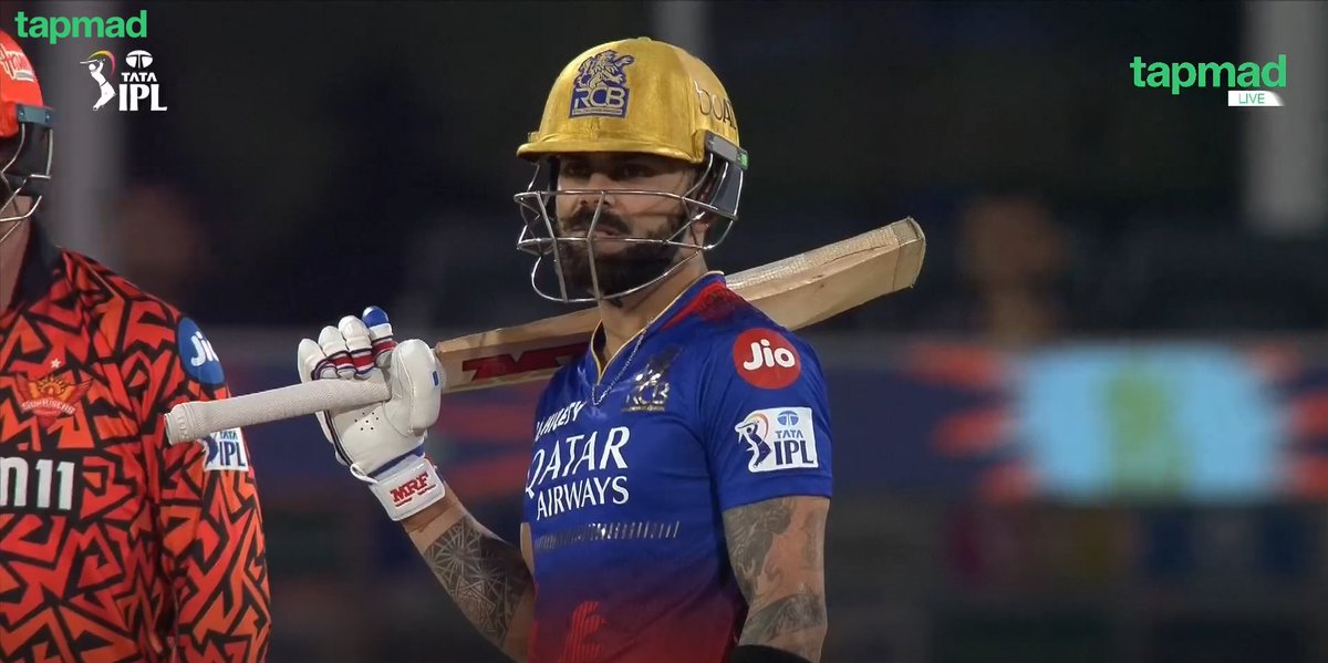 Toss Rep: 
Do you find facing SRH intimidating?

FaF: 
Yes that’s why we are not letting them bat 1st. 
#SRHvsRCB