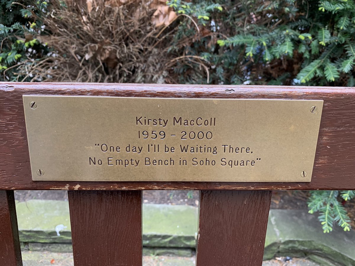 Remembering Kirsty at her bench 💚💚💚