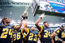 After a great conversation with @JackInTheBox58 I am blessed to receive my 2nd D1 offer from the University of Texas A&M Commerce‼️ @Lions_FB @Coach_Cluley @Coach_Buck54 @coach_lodes @ladariuscraddoc @coachlitke @MPTFootball