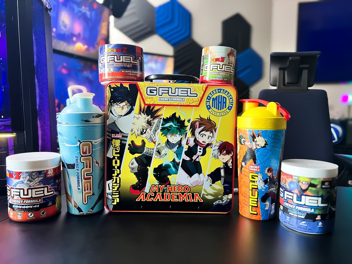 😎@GfuelEnergy's Ani-May is Tomorrow! 🎉 Celebrate the month of anime with us and share your favorite G Fuel anime flavors! 🍹 Is it DBZ or Naruto’s Sage mode? Or maybe you need some? Let me know! #GFUEL #AniMay ✨ Get ready for Ani-May here: affiliateshop.gfuel.com/GAWD