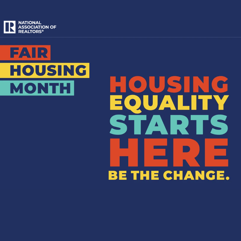 This April, let's commit to breaking down barriers and fostering fair housing for all. Every person deserves a place to call home, regardless of background. Join us in advocating for #FairHousing!