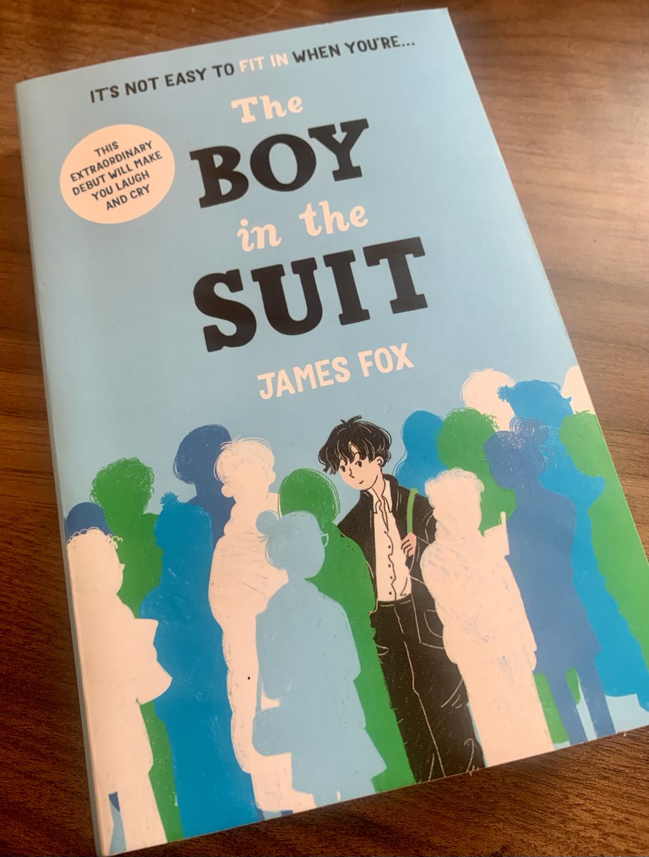 #BookTwitter we need to have a moment 💙Debut @JamesFoxWriter has without a doubt penned a future classic: a beautifully told tale that sensitively portrays a family grappling with a cost-of-living crisis #TheBoyInTheSuit breaks + mends your heart -@scholasticuk September 2024💙