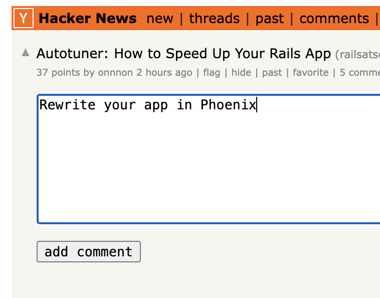 It's a slow work day, time to spice things up

#myelixirstatus