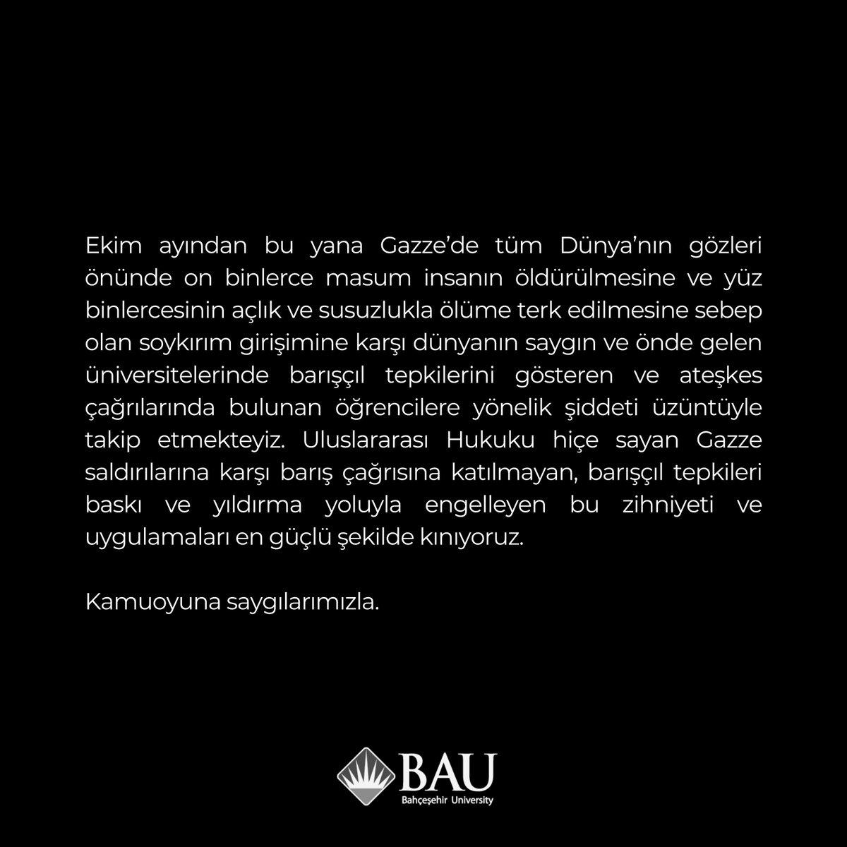 Bahçeşehir Uni (BAU) tweet media
