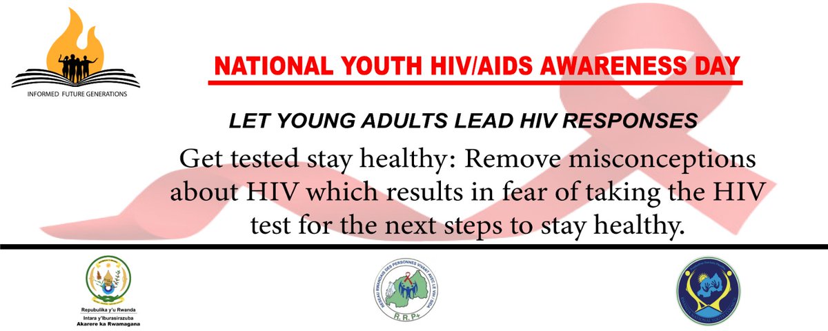 We're thrilled to announce that tomorrow we will celebrate #NYHAAD at @RwamaganaDistr .

Together we can #StopHIV new infections among the young generations. 
#GetTestedStayHealthy 
#FightHIVStigma 
@unicef_aids @raelwyne @D_Moraa @UNAIDS_ESA @harerimana_tito @AndrewGasoziNtw