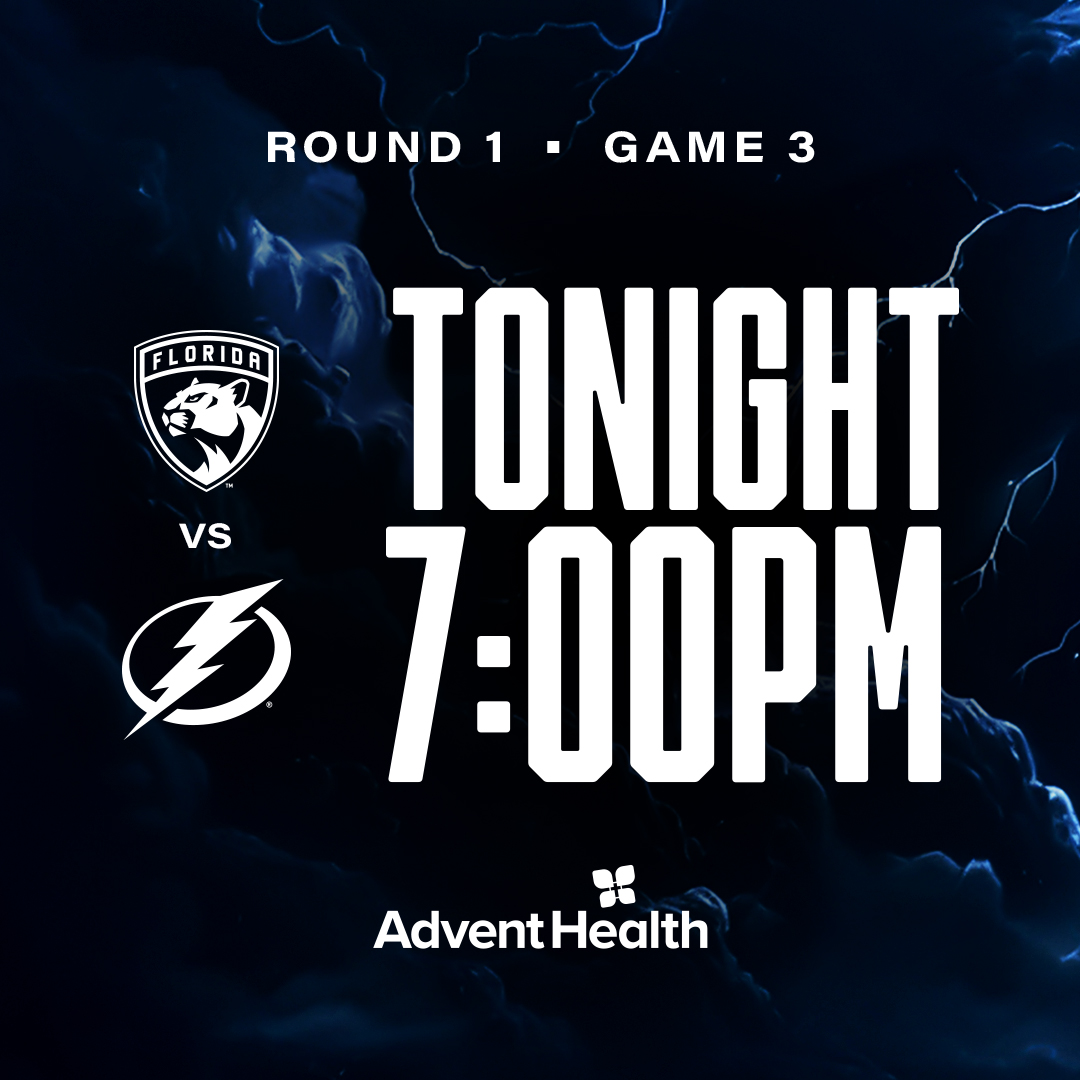 TONIGHT ⚡️ #FLAvsTBL Arena Guide → bit.ly/3L6Hrod #GOBOLTS