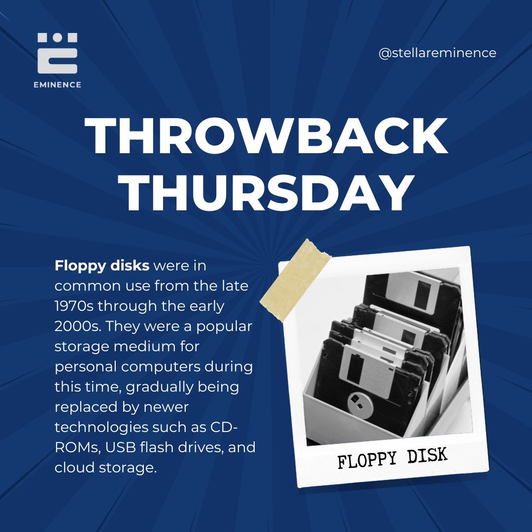 Raise your hands up if you know and used Floppy Disk 😃

#throwbackthursday #techinnovation  #techadvancement #cloudstorage #TechSolutions
