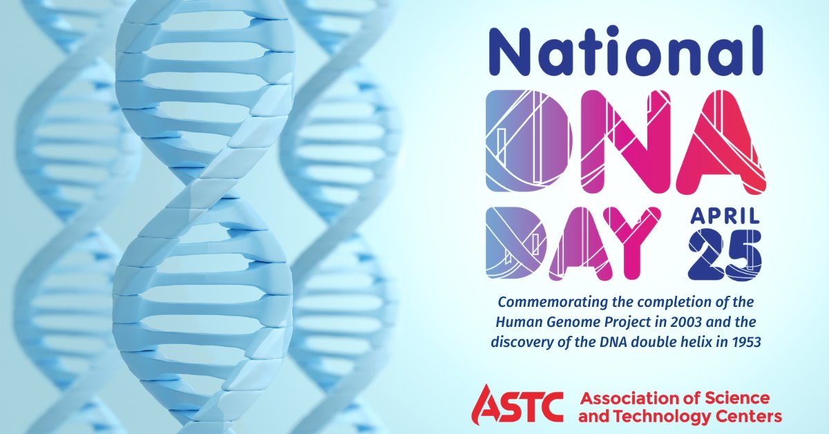 Honoring the contributions of genetics and genomics today and everyday on National #DNADay24. Learn more about how to celebrate from @genome_gov. genome.gov/dna-day