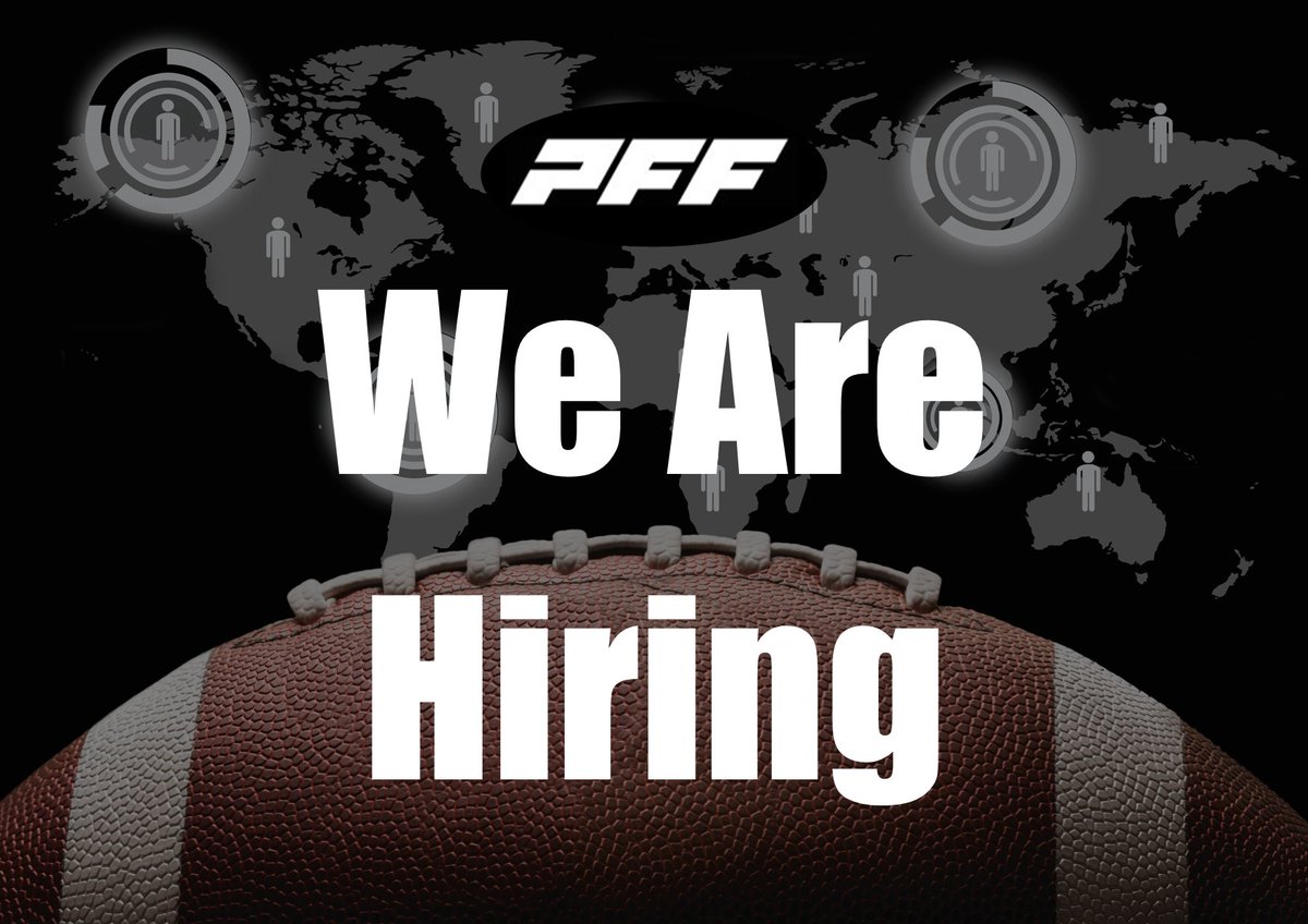 #NFL teams are not the only ones looking to add to their roster this week. Pro Football Focus is seeking Part-time Data Collectors for the 2024 NFL/NCAA season. If you have ever wanted to know what is involved in working for @PFF or are looking for a foot in the door of the…