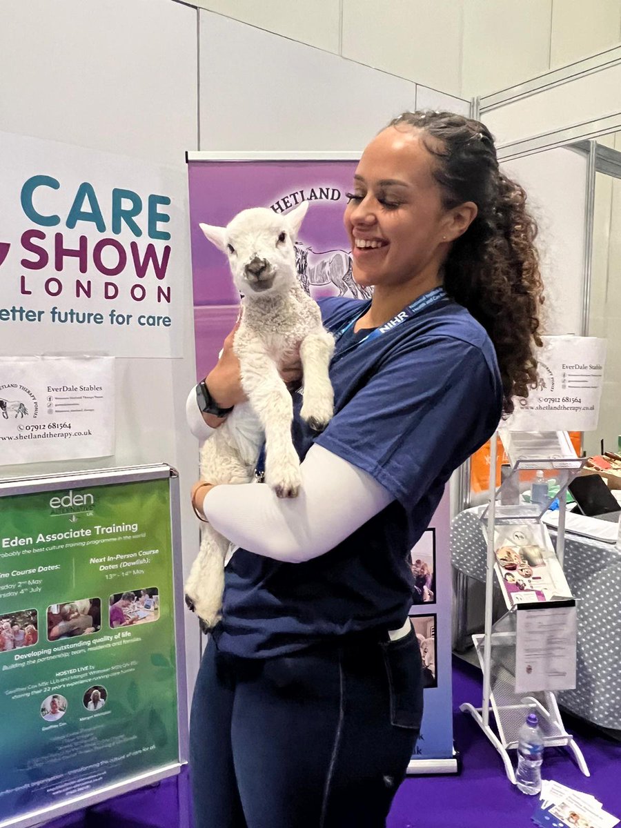 We've had a woolly good last day at #CareShowLDN24 talking to people a-baa-t research in care homes and meeting some great n-ewe friends!! @NIHRCRN_nthames @EverDaleStables