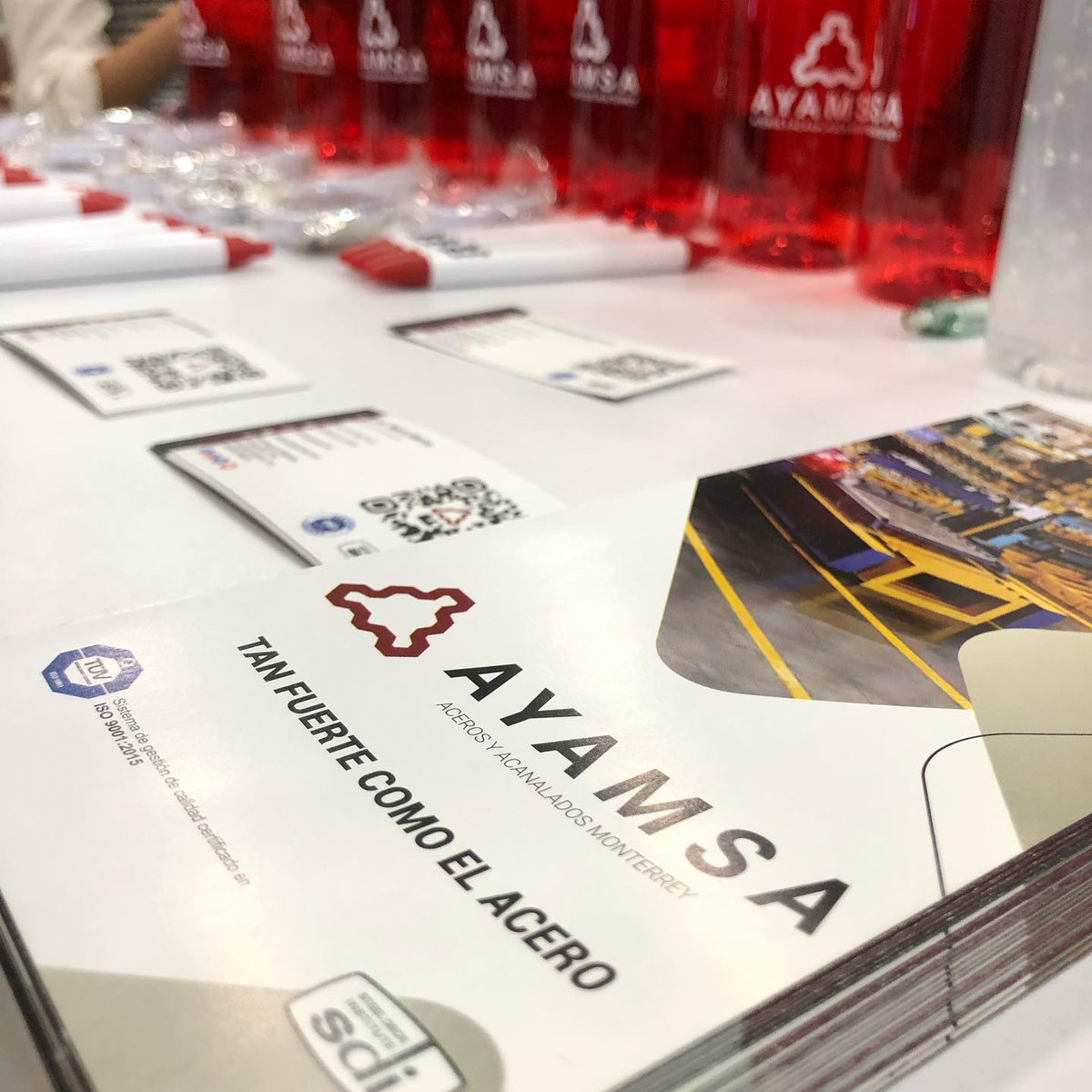 ayamsamx's tweet photo. Primer día en #ExpoConstructo 2024, los esperamos los días jueves y viernes 🚧🏗️
.
#AYAMSA #TanFuerteComoElAcero #iso90012015 #SDI https://t.co/5xw0gWWF9L