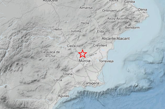 🧐 ¿Has sentido el #terremoto de magnitud 3.0 mbLg en Molina de Segura (#Murcia ) a las 15:58 hora local?  

ign.es/web/ign/portal…

Si lo has sentido, por favor, rellena nuestro cuestionario:  

👉ign.es/web/resources/…

Gracias🙏

#IGNSpain #CNIG @transportesgob