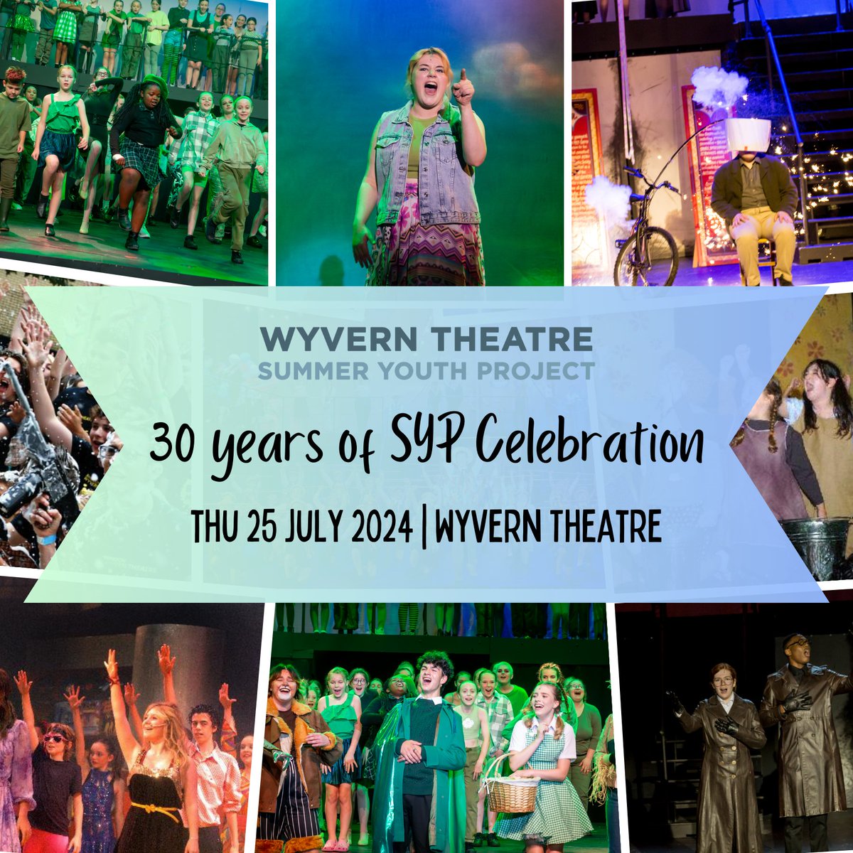 ❗Calling all Swindon SYP Alumni! Join us on Thu 25 July at the Wyvern Theatre to celebrate 30 extraordinary years of the Summer Youth Project. The evening will follow with an Open Mic Night for previous AND current participants. 👉Find out more: eu1.hubs.ly/H08QnPx0