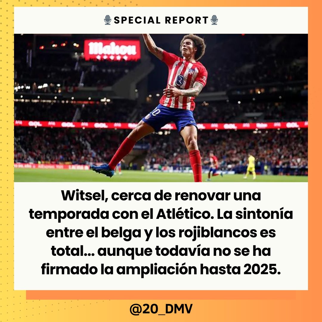 🎙️SPECIAL REPORT🎙️

#witsel #atleticomadrid