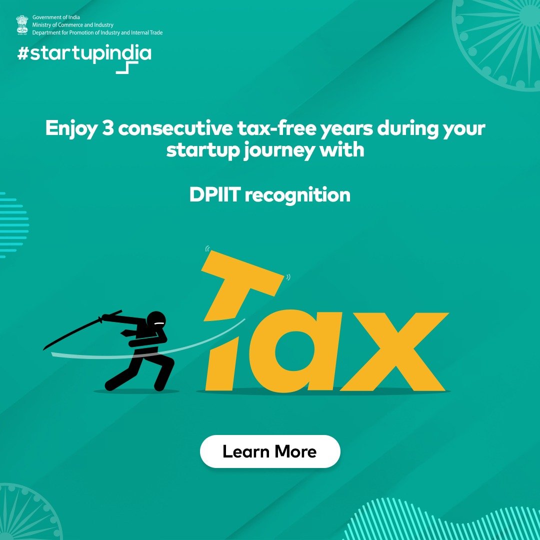 Maximising your startup's potential just got easier! With DPIIT recognition, enjoy three consecutive tax-free years—a game-changer for budding entrepreneurs.

Learn more: bit.ly/3SocVL6

#TaxFreeAdvantage #DPIITRecognition #StartupIndIa #DPIIT #Startups #Entrepreneurs