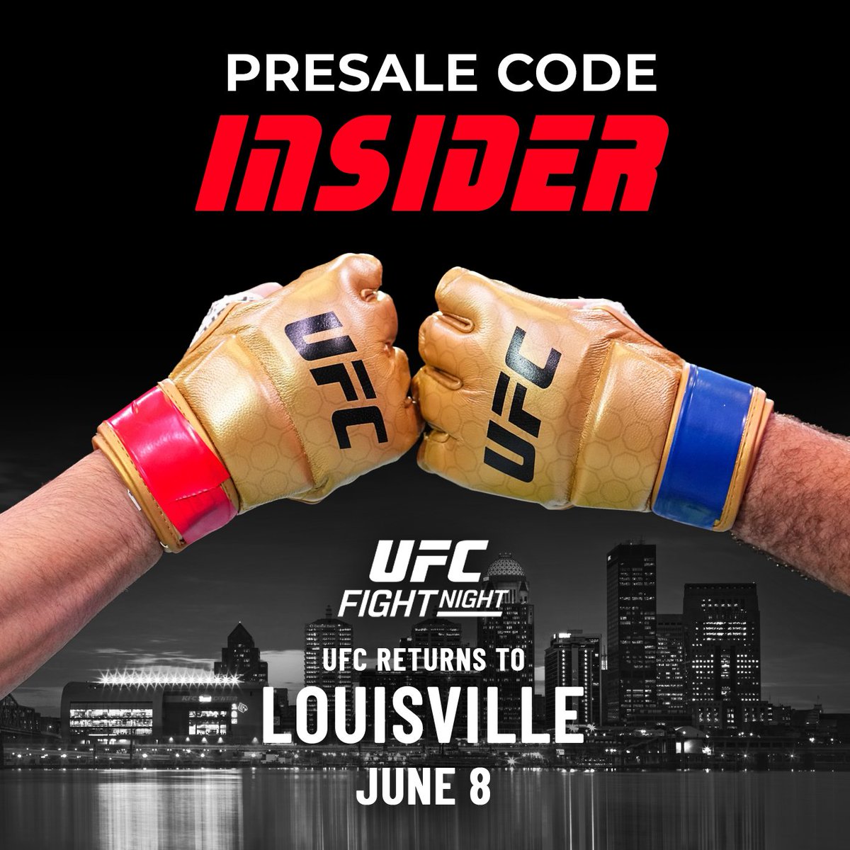 For the first time in almost 13 years, UFC returns to the 'VIlle on Saturday, June 8! Presale is happening now until April 26 at 9 AM. Use code 𝙄𝙉𝙎𝙄𝘿𝙀𝙍 for access. 🎟️: bit.ly/UFCYum24