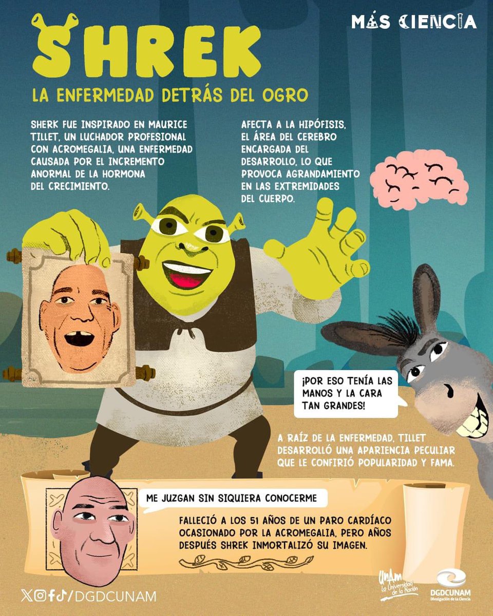 ¿Cómo que Shrek existió en la vida real y no es un personaje como de los cuentos de hadas?😱 Este icónico ogro está inspirado en una persona real. ¡No lo juzgues sin conocerlo! #ArruinandoInfancias con #MásCiencia.