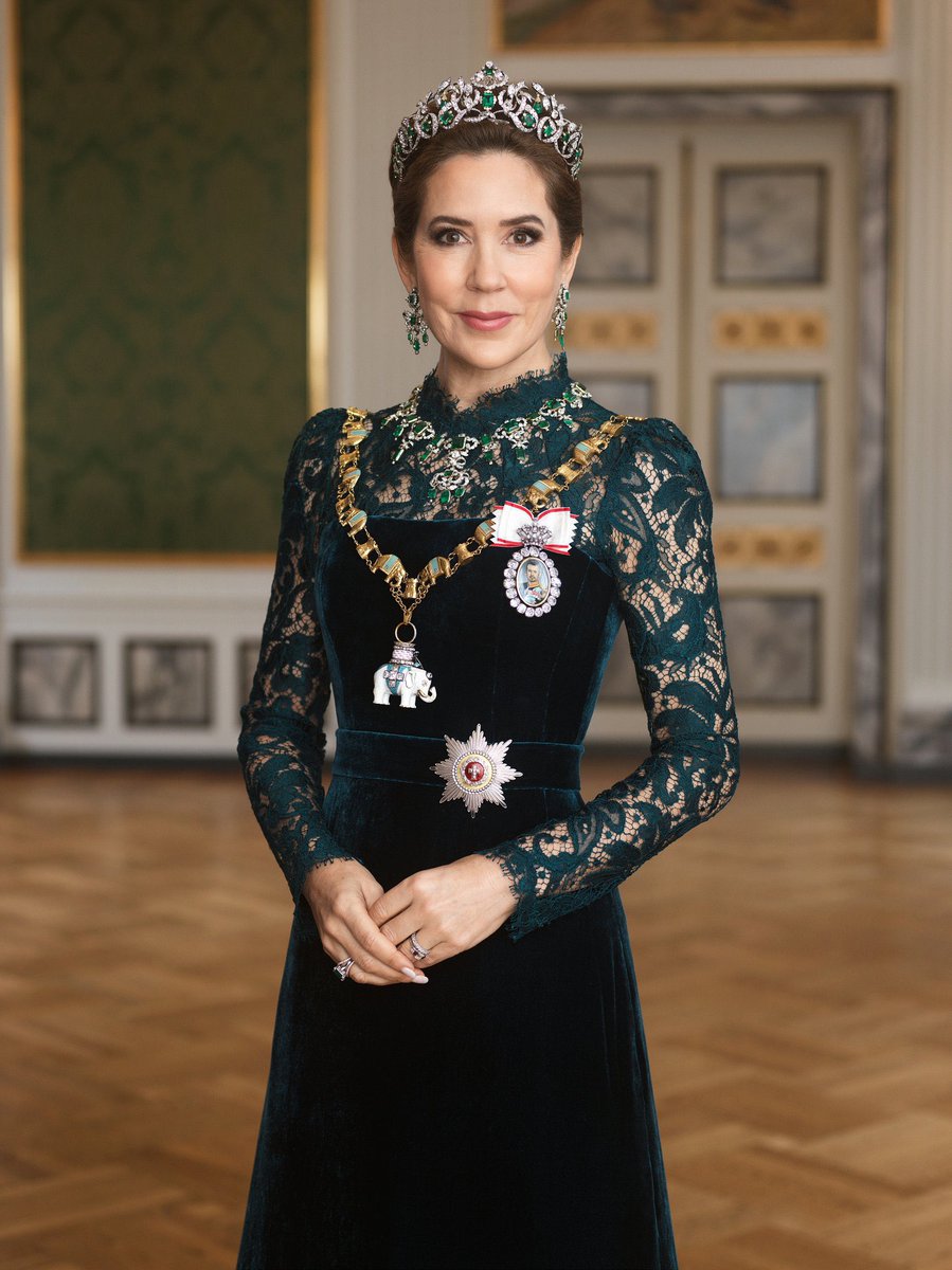 🇩🇰 First official photographs of King Frederik and Queen Mary of Denmark have been released. 

#Denmark #RoyalFamily #KingFrederik #QueenMary