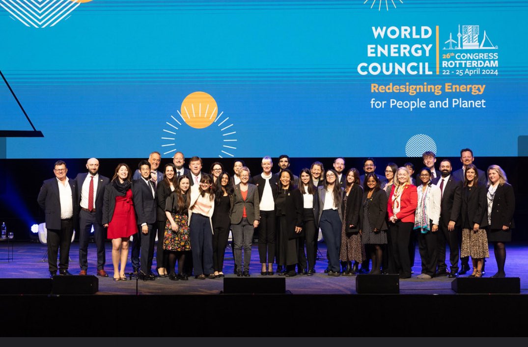 Excellent World Energy Congress delivered by a superb team at the @WECouncil in Rotterdam.