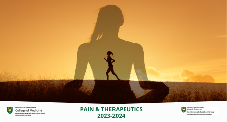 Last day to register for the Pain & Therapeutics 2023-24 Online Course! The course focuses on mental health, complex pain & SUDs. Accredited | self-paced | accessed by 📱🖥️💻. Must complete by Jun 15, '24 to claim credits. Register today at ow.ly/41gm50RmuAG. @USaskMedDean