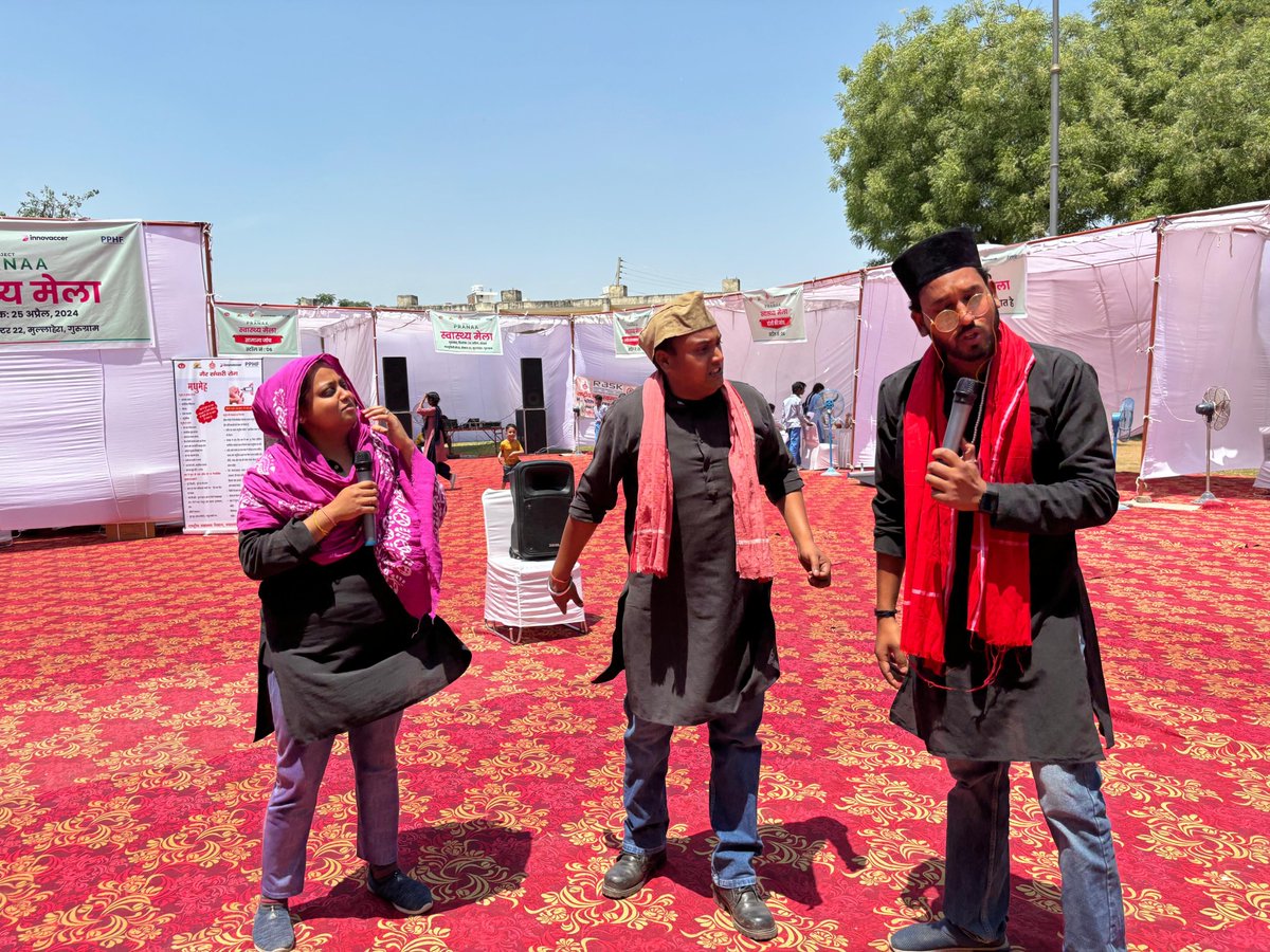 PPHF_Global's tweet photo. #SwasthyaMela organised by @PPHF_Asia under #ProjectPRANAA with support from @innovaccer , Haryana Health Dept &amp; UPHC Mullahera. 200+ attendees, incl. #adolescents, benefited. Free healthcare services, referrals, and awareness activities were highlights of the event #NCDs https://t.co/OHqzHmm8JX
